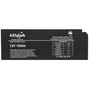 AllSpark Slimline 12V 150AH 200/500A Lithium Battery