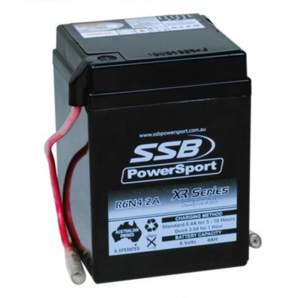 SSB R6N4-2A Motorcycle Battery at Signature Batteries