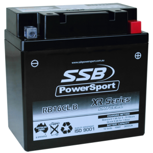 SSB RB16CL-B XR Series Motorcycle Battery