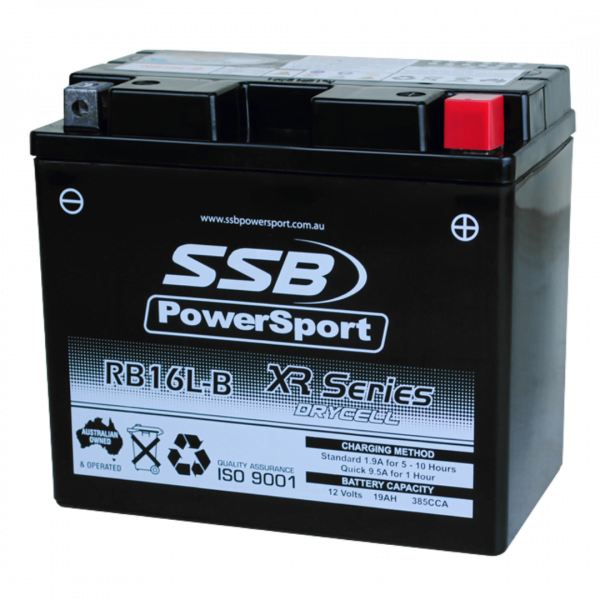 SSB RB16L-B XR Series Motorcycle Battery at Signature Batteries