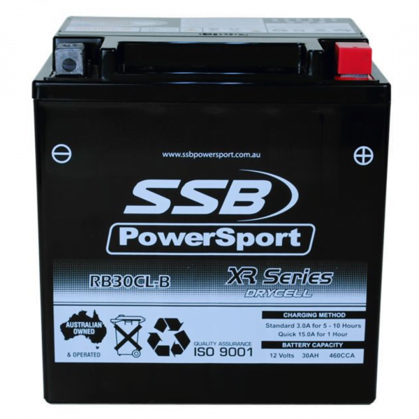 SSB RB30CL-B XR Series Motorcycle Battery