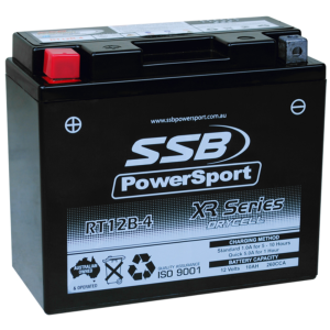 SSB RT12-B4 XR Series Motorcycle Battery