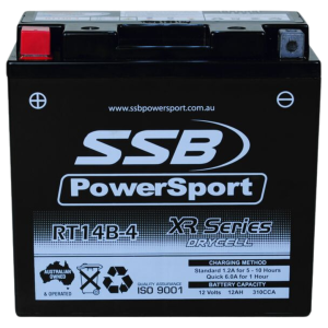 SSB RT14B-4 XR Series Motorcycle Battery