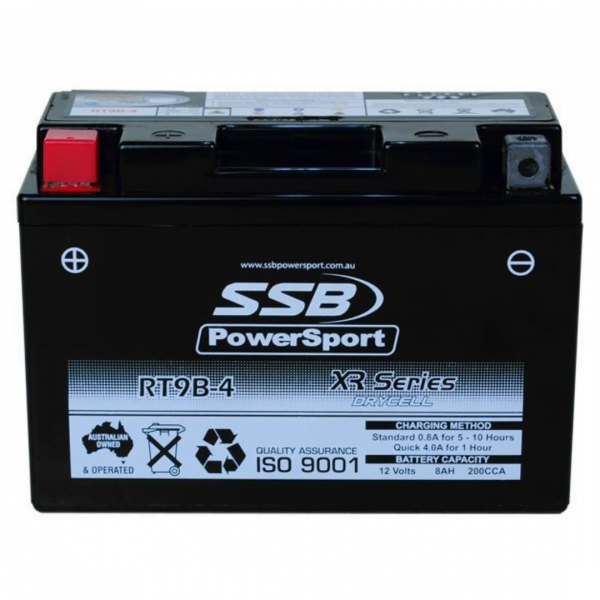 SSB RT9B-4 XR Series Motorcycle Battery