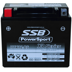 SSB RTX12-BS XR Series Motorcycle Battery