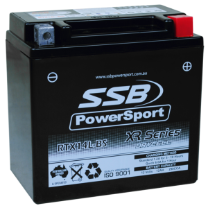 SSB RTX14L-BS XR Series Motorcycle Battery