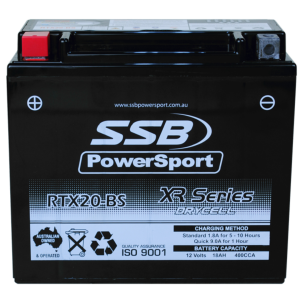 SSB RTX20-BS XR Series Motorcycle Battery