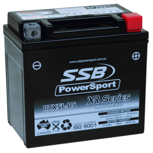 SSB RTX5L-BS XR Series Motorcycle Battery