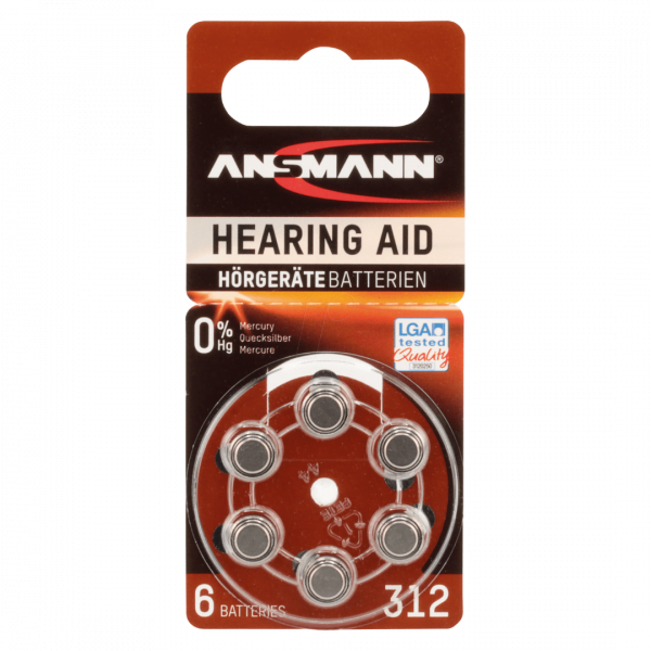 Ansmann AZA312 Hearing AID at Signature Batteries