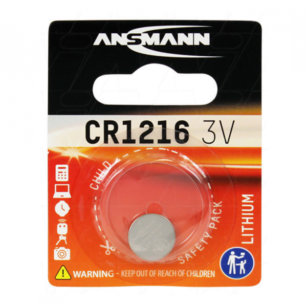 Ansmann CR1216-BP1 Lithium Coin Cell at Signature Batteries