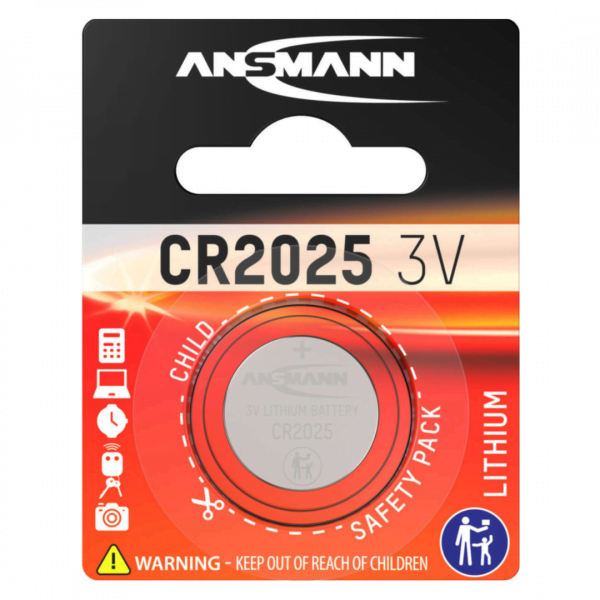 Ansmann CR2025-BP1 Lithium Coin Battery at Signature Batteries