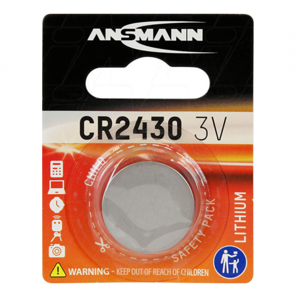 Ansmann CR2430-BP1 Lithium Coin Battery at Signature Batteries