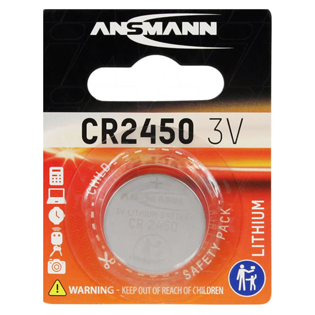 Ansmann CR2450-BP1 Lithium Coin Battery at Signature Batteries