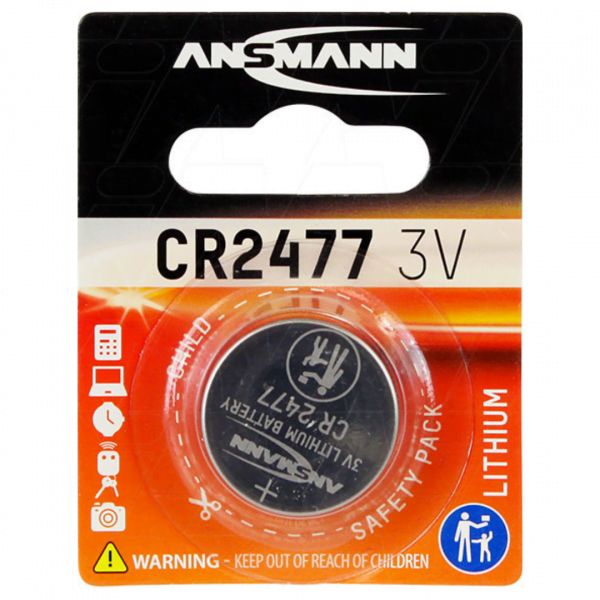 Ansmann CR2477-BP1 Lithium Coin Battery at Signature Batteries