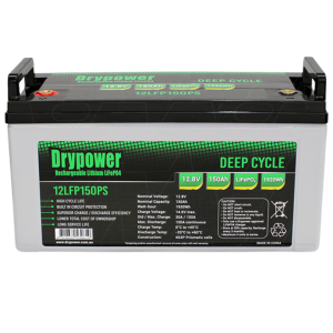 Drypower 12LFP150PS 12V Rechargeable Lithium Deep Cycle Battery