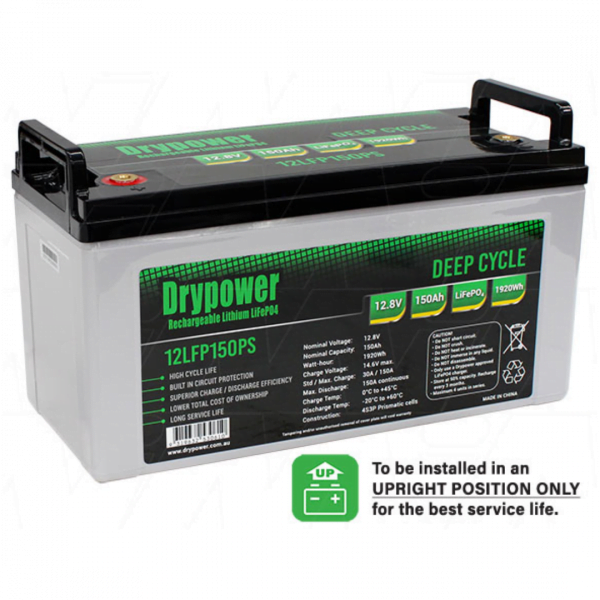 Drypower 12LFP150PS 12V Rechargeable Lithium Deep Cycle Battery at Signature Batteries