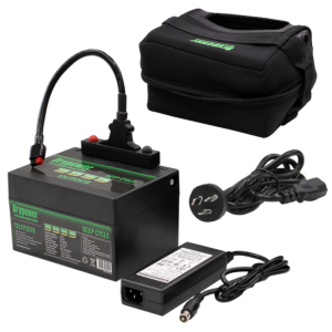 Drypower 12V Rechargeable 12LFP25TB Lithium Deep Cycle Battery with T-Bar and Lotus Charge Port at Signature Batteries