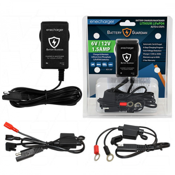 Enecharger ICS1.5LF Automatic Lead Acid Battery Charger at Signature Batteries