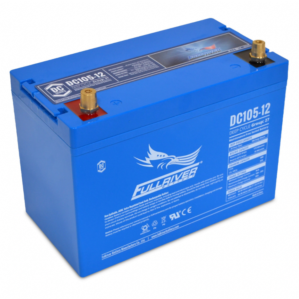 Full River Dc105 12 Deep Cycle Agm Battery Signature Batteries 6742