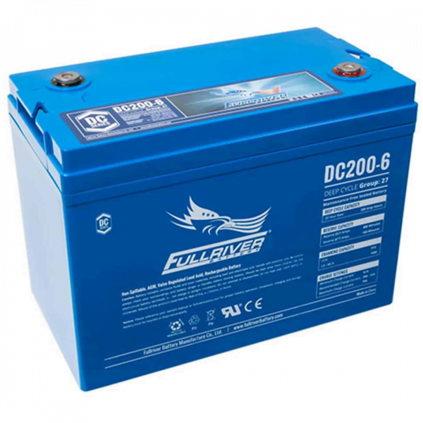 FullRiver DC200-6 (6 Volt) Deep Cycle AGM Battery at Signature Batteries