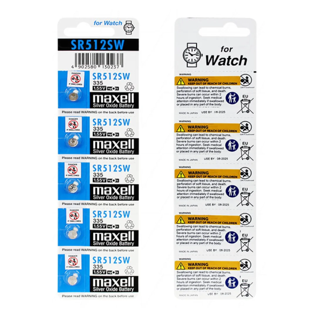 Maxell SR512SW-BP5 at Signature Batteries