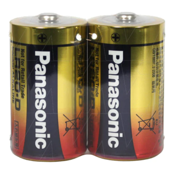 Panasonic LR20XW Industrial Grade D size Alkaline Battey at Signature Batteries