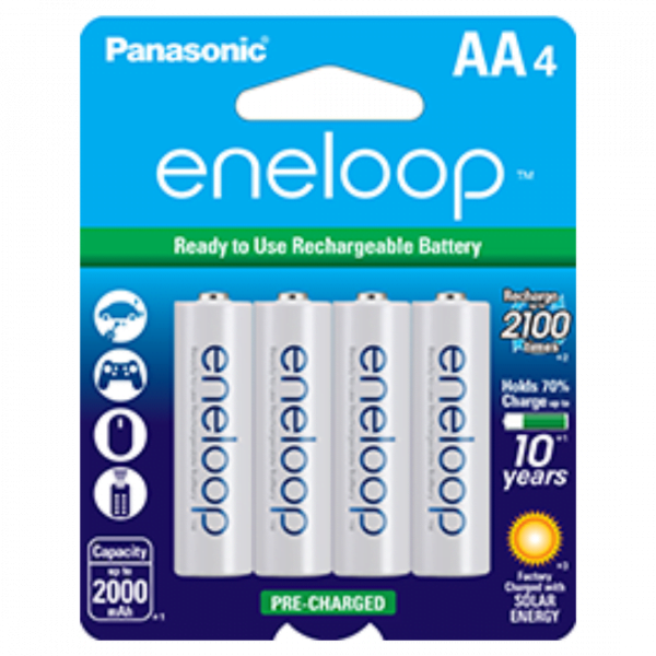 Eneloop Rechargeable AA Ni-MH Batteries at Signature Batteries