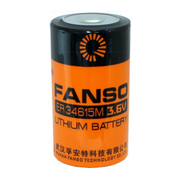 Fanso ER34615M D size 3.6V 13000mAh High Power Lithium Thionyl Chloride Battery at Signature Batteries