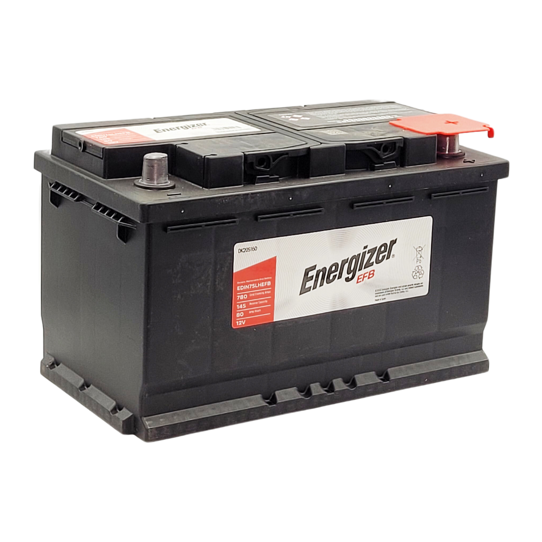 Energizer DIN75LH EFB 780 CCA Battery