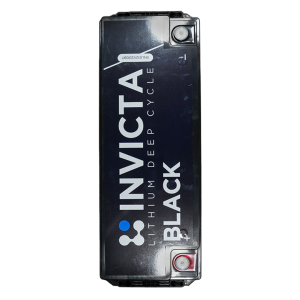 Invicta Black 12.8V 200Ah Lithium Battery SNLB12V200BT Top View